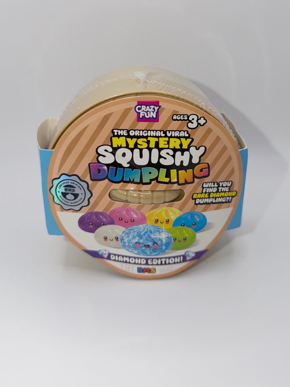 Authentic Crazy fun Squishy Mystery Dumpling Diamond Addition The original viral